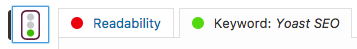 Yoast SEO Plugin Traffic Light