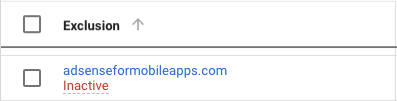 Exclude Mobile Apps - Google Display