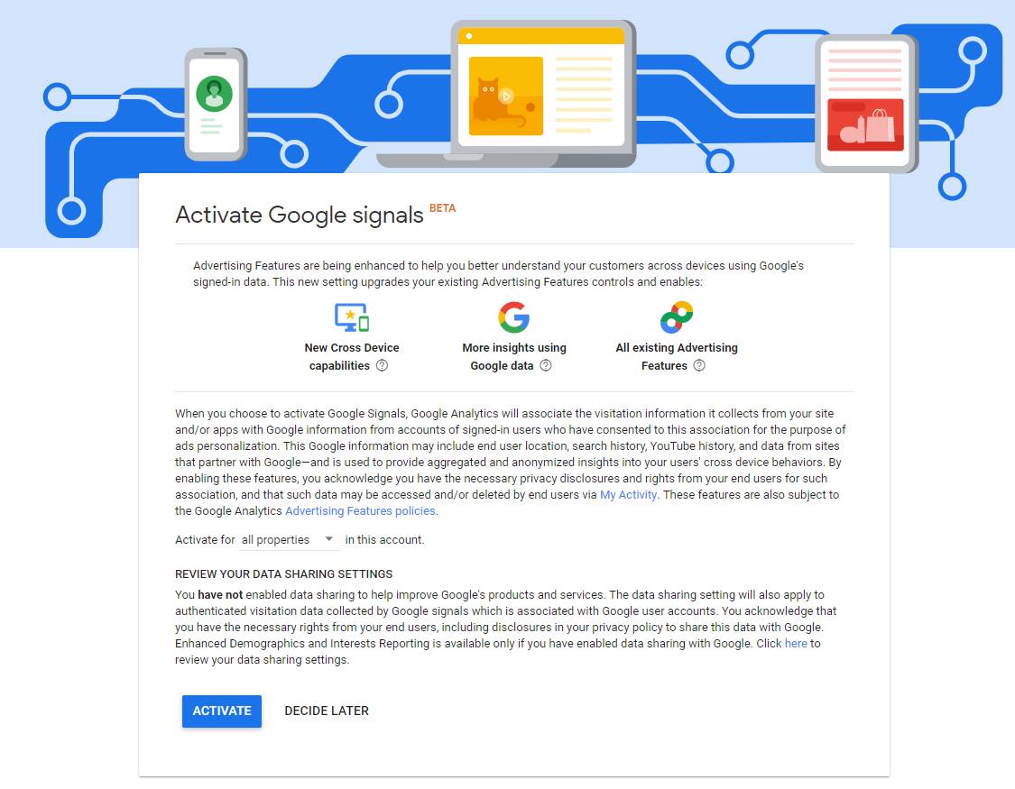 Review Data Sharing Settings