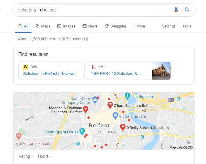 Find Results On Google Update