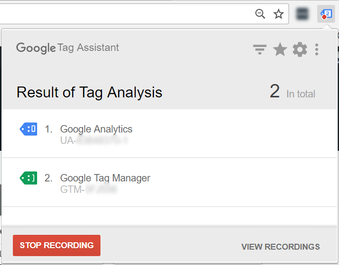 Google Tag Assistant